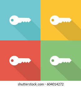 Keywords Flat Icon Concept