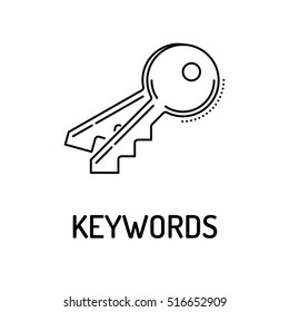 KEYWORDS Line icon