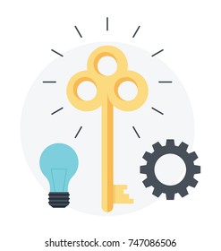 
Keywords Optimization. Keyword research, effective keyword icon concept
