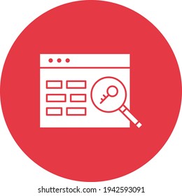 Keywords, search, tags, webpage icon vector image. Can also be used for web marketing. Suitable for use on web apps, mobile apps and print media.