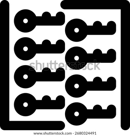 Keywords, Stuffing, Overuse Outline Icon