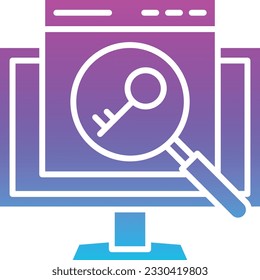 Keywords vector icon. Can be used for printing, mobile and web applications.