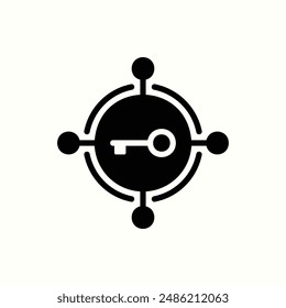 keywordsicon, isolated glyph icon theme seo