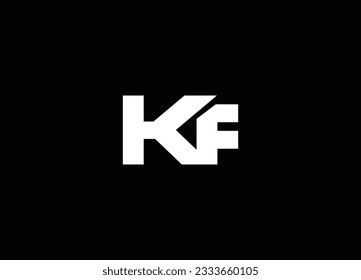 KF Letter Logo Design And  Vector Template Logo