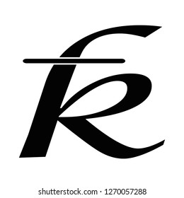kf letter vector logo