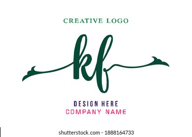 KF lettering logo is simple, easy to understand and authoritative