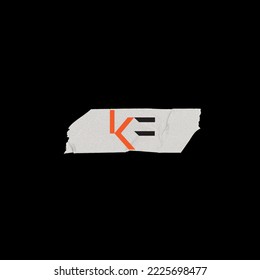 KF Simple Style Letters logo Vector
