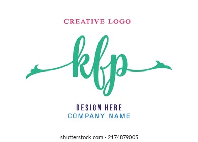 KFP lettering, perfect for company logos, offices, campuses, schools, religious education