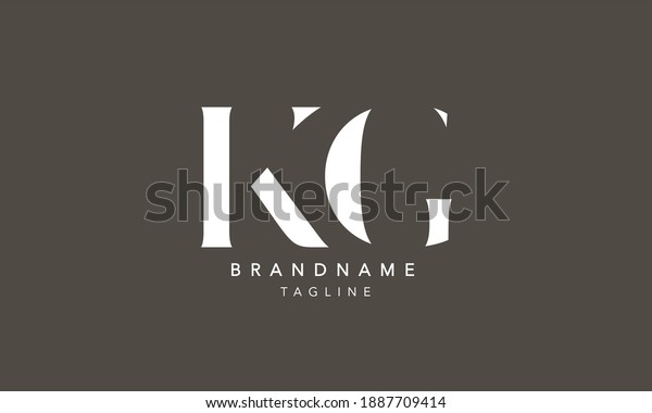 Kg Alphabet Initial Letter Monogram Icon Stock Vector (Royalty Free ...