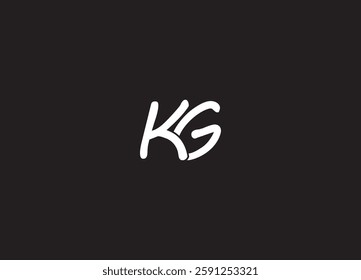 KG creative letter logo design and abstract logo