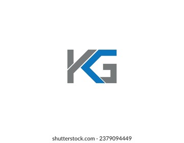 KG Creative moderne Logo Design Vektorsymbol-Vorlage