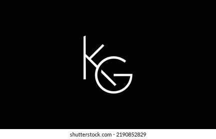 Kg Gk K G Abstract Letters Stock Vector (Royalty Free) 2190852829 ...