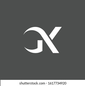 KG or GK letter designs for logo and icons