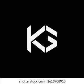 KG or GK logo and icon designs