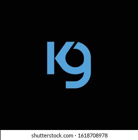 KG or GK logo and icon designs