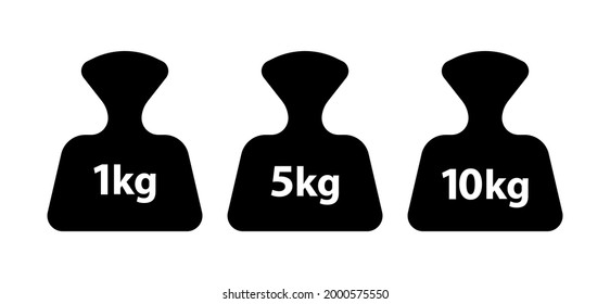 kg icon on white background