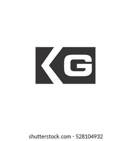 kg k g logo vector