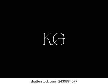 KG  letter logo design and monogram logo