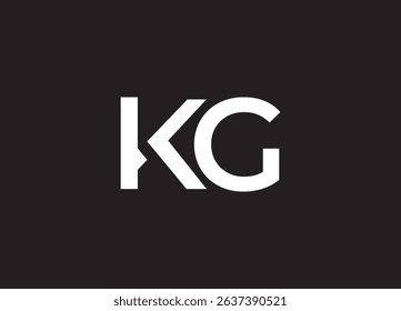 KG Logo Design Creative and Modern Logo Design