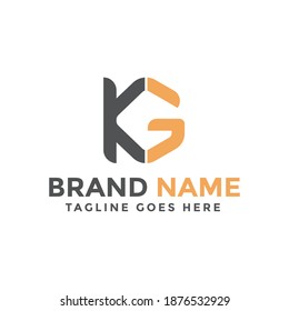 Plantilla De Diseño De Logotipo KG Para Uso Multiuso
