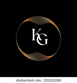 KG Logo Type On Black