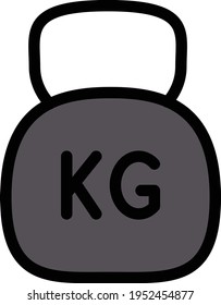 KG vector color line icon