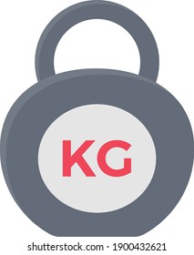 KG vector flat colour icon