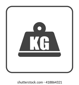 kg weight icon