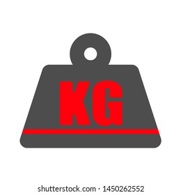 kg weight  icon. Logo element illustration.  kg weight  symbol design. colored collection. kg weight concept. Can be used in web and mobile