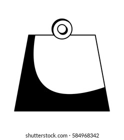 kg weight isolated icon