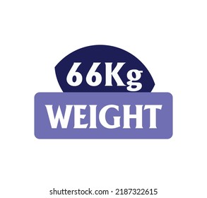 kg weight sign label vector art illustration with awesome font on white background