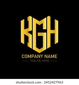 KGH letter logo abstract design. KGH unique design. KGH.
