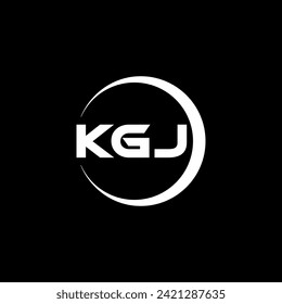 KGJ Letter Logo Design, Inspiration for a Unique Identity. Modern Elegance and Creative Design. Watermark Your Success with the Striking this Logo.