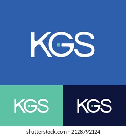 KGS Modern Logo Design Concept 