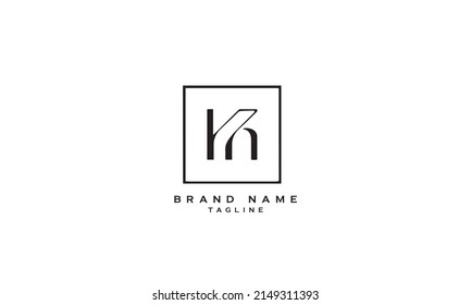 KH, HK, Resumen diseño inicial del logotipo de la letra monograma