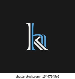 KH or HK logo and icon designs