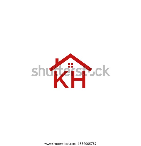 Kh Initial Real Estate Logo Inspiration Stock Vector Royalty Free Shutterstock