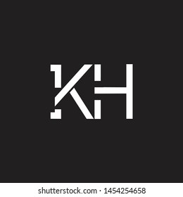 Kl Intial Logo Capital Letters Black Stock Vector (Royalty Free) 1454254661