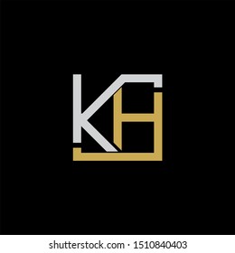 Kh Letter Monogram Abstrac Concept Style Stock Vector (Royalty Free ...