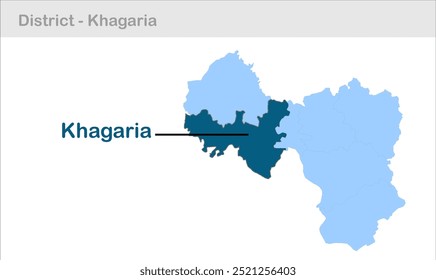 Mapa do sub-distrito de Khagaria, Distrito de Khagaria, Estado de Bihar, República da Índia, Governo de Bihar, território indiano, Índia Oriental, política, aldeia, turismo