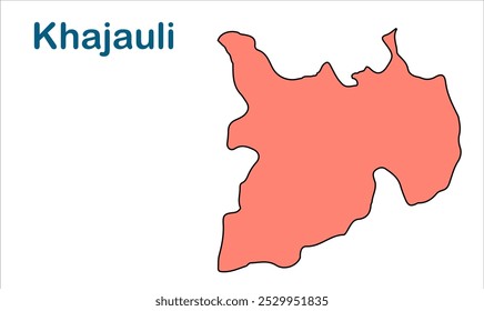 Mapa da subdivisão de Khajauli, Distrito de Madhubani, Estado de Bihar, República da Índia, Governo de Bihar, território indiano, Índia Oriental, política, aldeia, turismo