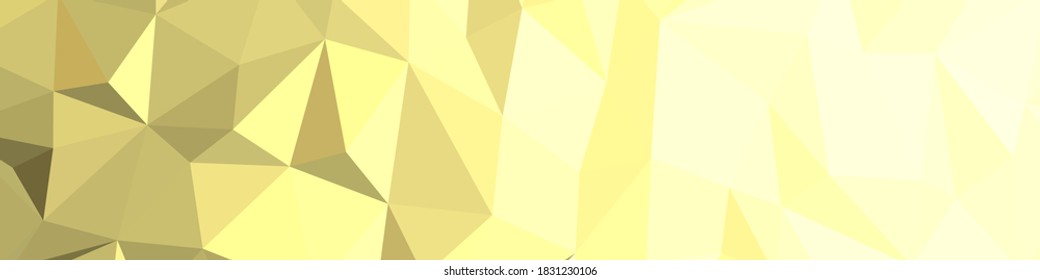 Khaki abstract background. Geometric vector illustration. Colorful 3D wallpaper.