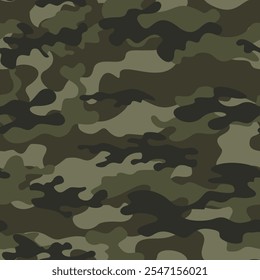 
khaki camouflage seamless army pattern, military uniform texture, fashionable street print