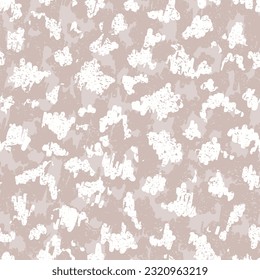 Khaki Camouflage Seamless Pattern. Beige Repeated Color Vector Backdrop. Camouflage Seamless Black Repeated Army Vector Wrapping. Brown Repeated Doted Graphic Design. Camoflage