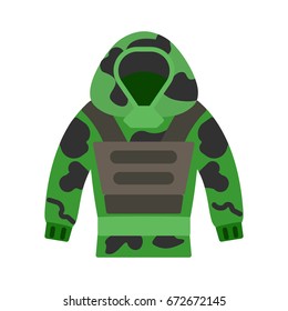 Khaki overall. Army suit