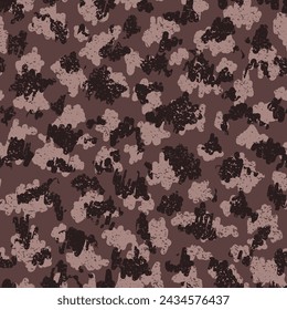 Khaki Repeated Military Vector Texture. Beige Repeated Fashion Vector Wallpaper. Camouflage Seamless Brown Repeated Doted Graphic Wrapping. Green Camouflage Seamless Pattern. Camoflage