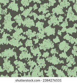 Papel tapiz del vector abstracto de Khaki Seamless. Patrón sin foco de camuflaje beige. Impresión gráfica Marrón Seamless Modern. Patrón de Camuflaje Negro Repetido Fondo Gráfico Digital. Camoflage