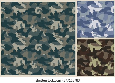 khaki seamless pattern, camouflage texture
