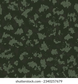 Khaki Seamless Soldier Graphic Texture. Black Repeated Creative Vector Print. Green Repeated Army Vector Backdrop. Brown Camouflage Seamless Pattern. Camouflage Desert Camoflage