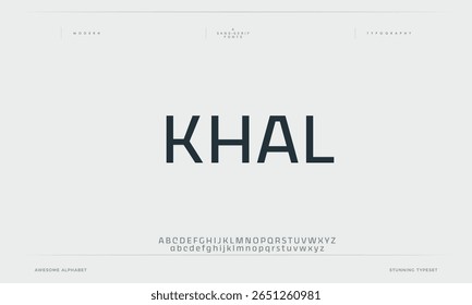 Khal calligraphy alphabet capital lettering a to z font family